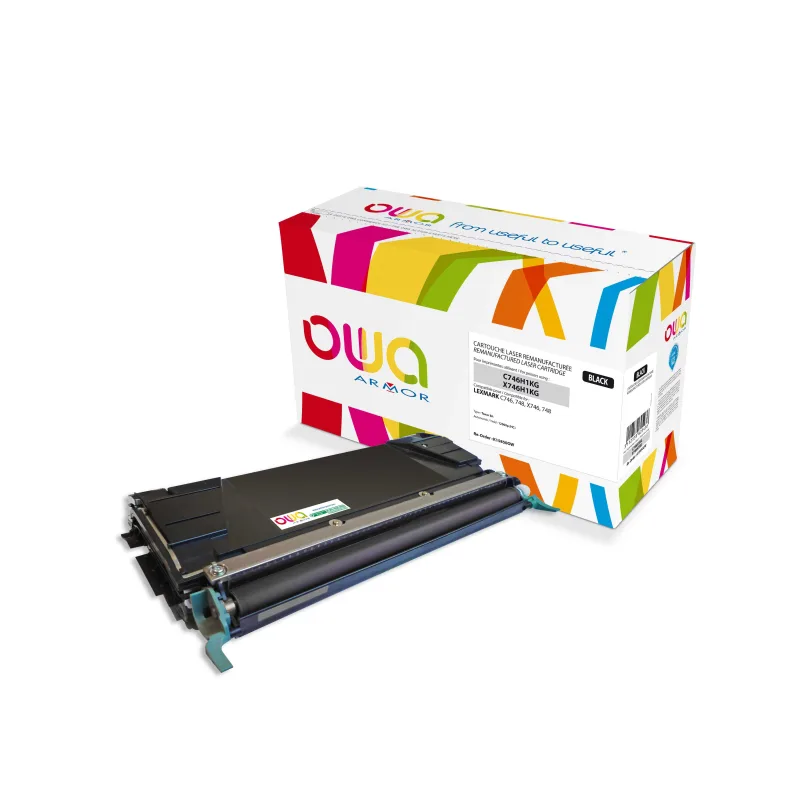 OWA Armor toner kompatibilní s Lexmark C746H1KG;X746H1KG, 12000st, černá/black K15850OW