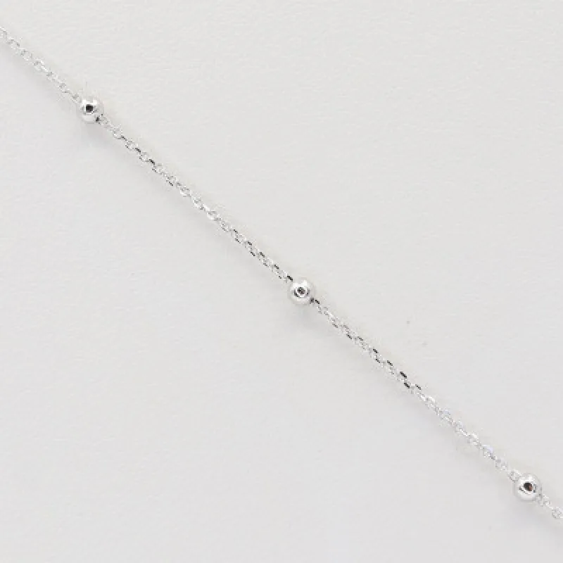 Strieborný náramok na nohu KA B2097