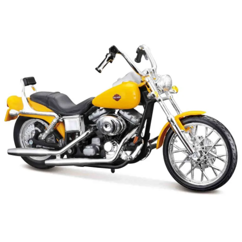 Maisto Harley Davidson FXDWG Dyna Wide Glide (2001) yellow, 1:18