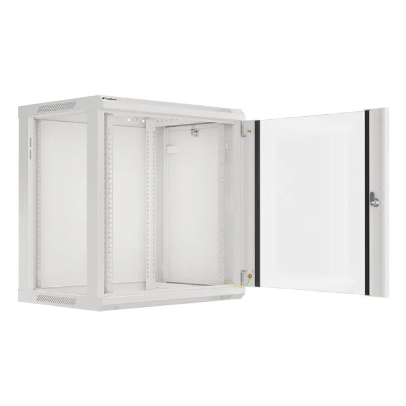 LANBERG Nástěnný rack 19'' 12U 600X450mm šedý flat pack WF01-6412-10S