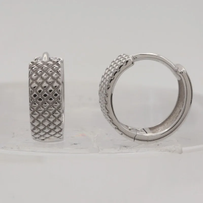 Strieborné náušnice krúžky KA E3984