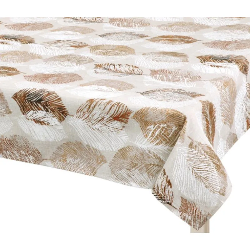 Bellatex Ubrus EMA, Listy béžové - 120x180 cm