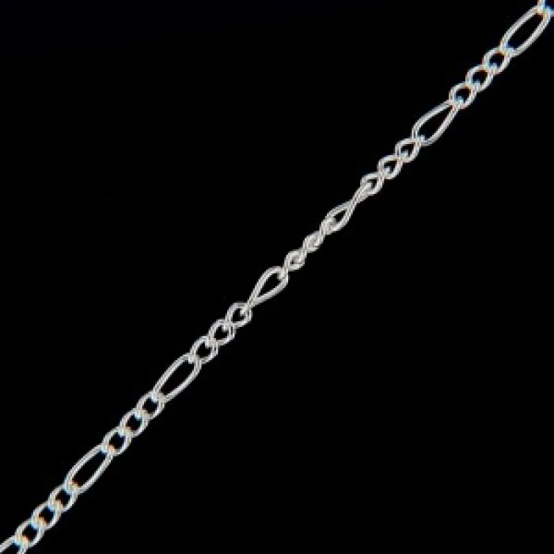 Strieborná retiazka KA FIG40RH, 38 cm, 1.50 g