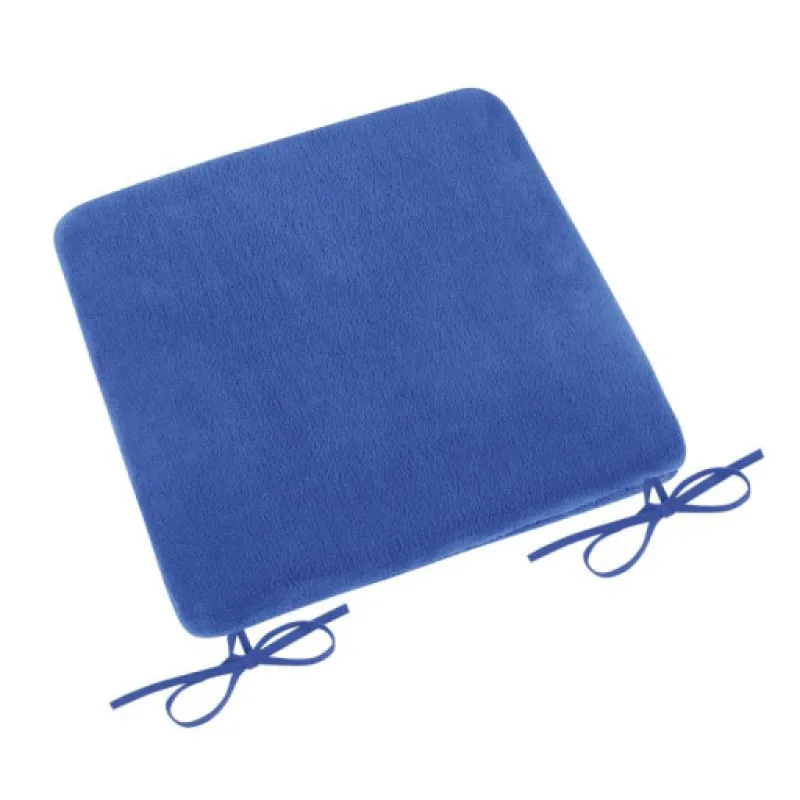 Bellatex Sedák hladký Korall micro modrý - 40x40 cm