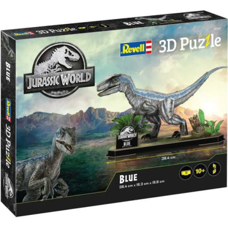 Revell 00247 3D Puzzle Jurassic World - Blue