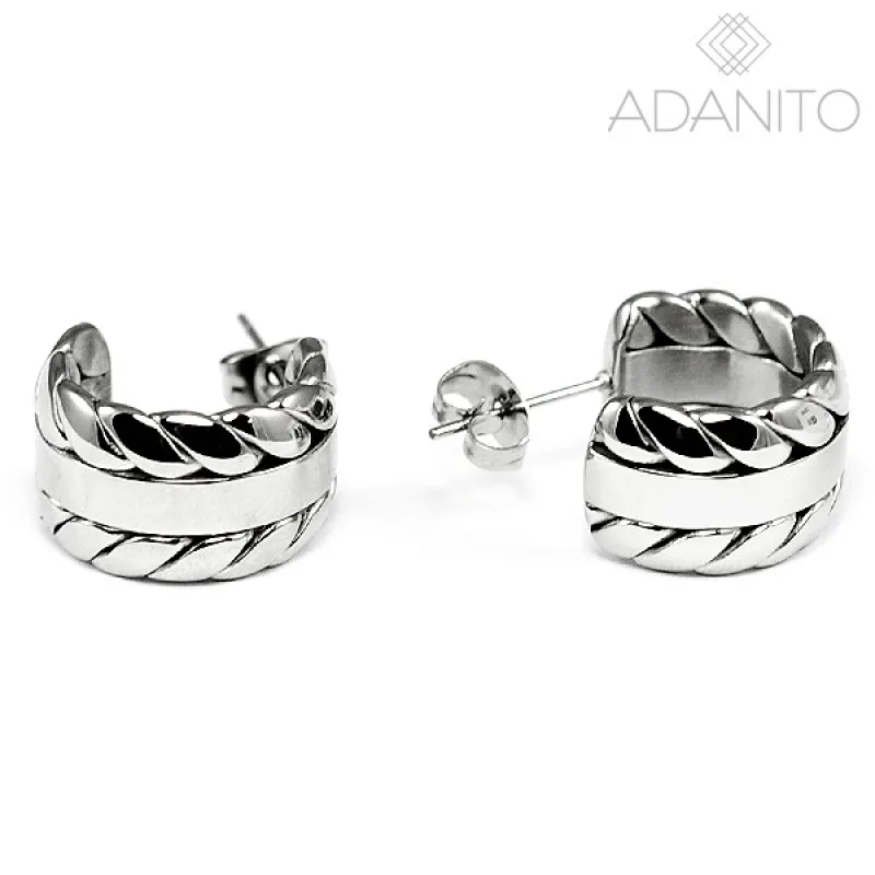 Náušnice z chirurgickej ocele krúžky ARTSTEEL TSU848