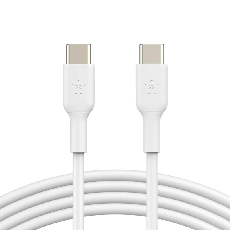BELKIN kabel USB-C - USB-C, 1m, bílý CAB003bt1MWH