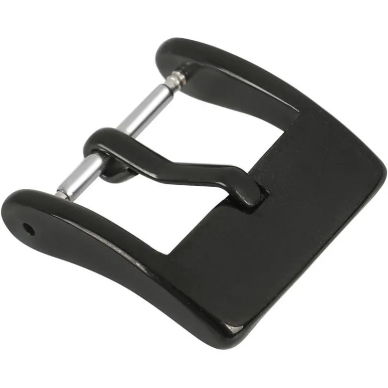 Čierna oceľová pracka k remienku na hodinky 10 mm PACIFIC S01-01-10