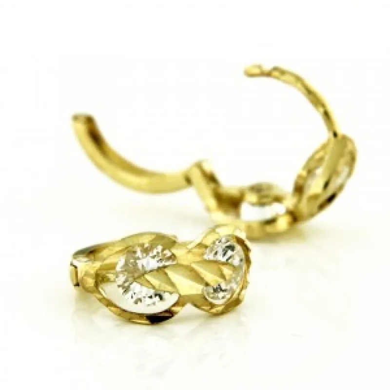 Zlaté náušnice krúžky zo žltého zlata KA OT4006, 1.55 g, 1.55 g