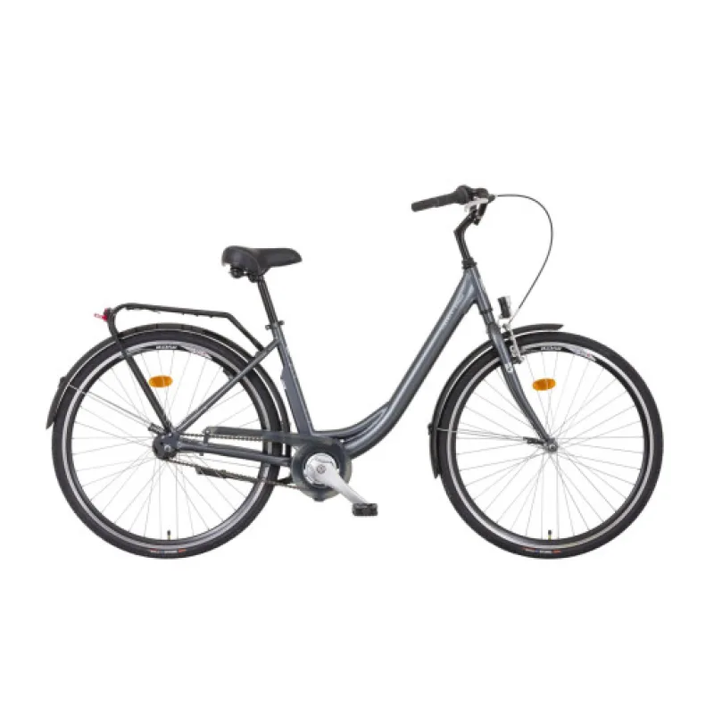 Liberty Městké jízdní kolo Strada 1spd. 28" 2026 antracitové, Přední vidlice Pevná