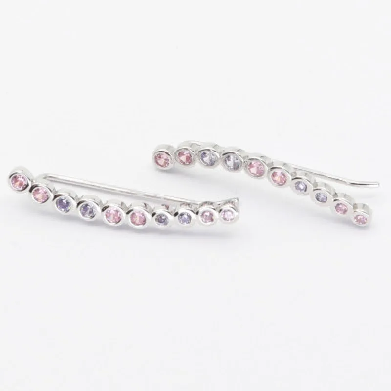 Strieborné náušnice na puzety KA E4759P