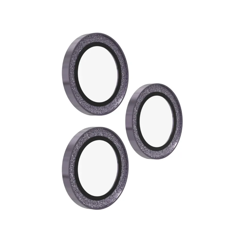 ZAGG Ochranná čočka Premium pro Apple 17 Pro/Pro Max/16 Pro/Pro Max/15 Pro/Pro Max - fialová třpytka 200119626