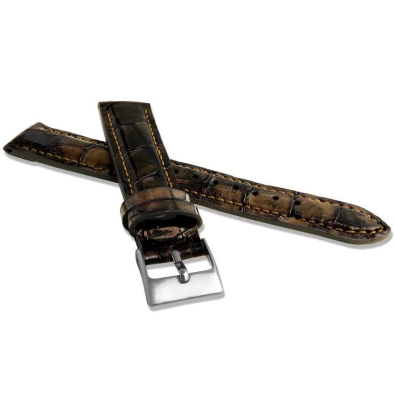 Kožený remienok na hodinky Croco Tavir Top Grain LAVVU LSTUE20