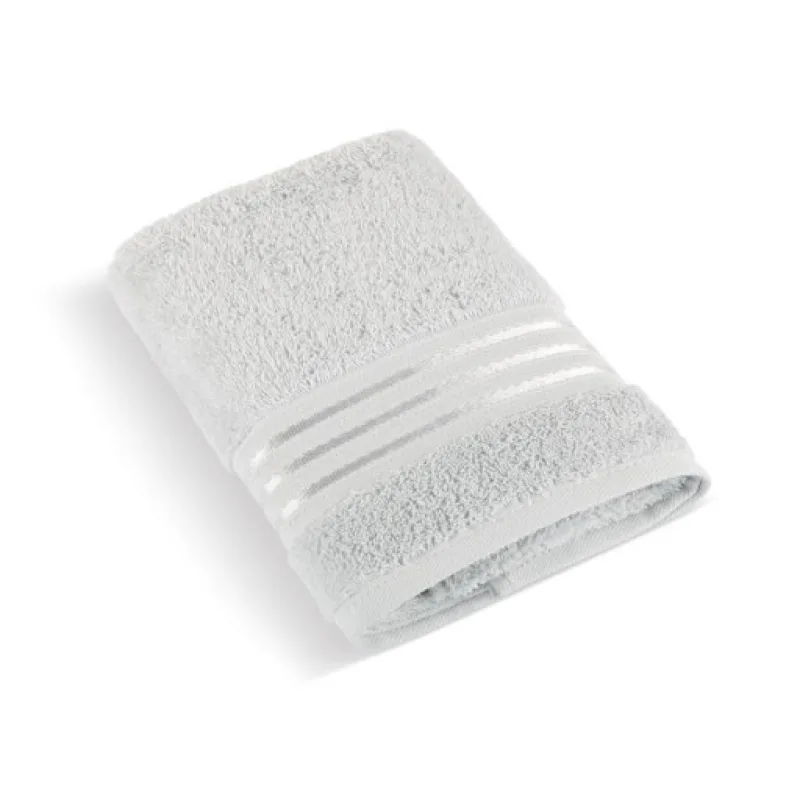 Bellatex Froté ručník kolekce Linie, světle šedý - 50x100 cm