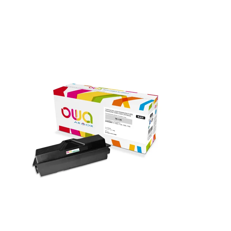 OWA Armor toner kompatibilní s Kyocera FS1300, TK-130, 7200st, černá/black K15114OW
