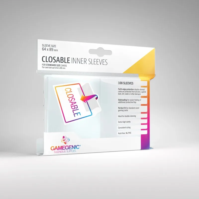 Gamegenic: Closable Inner Sleeves