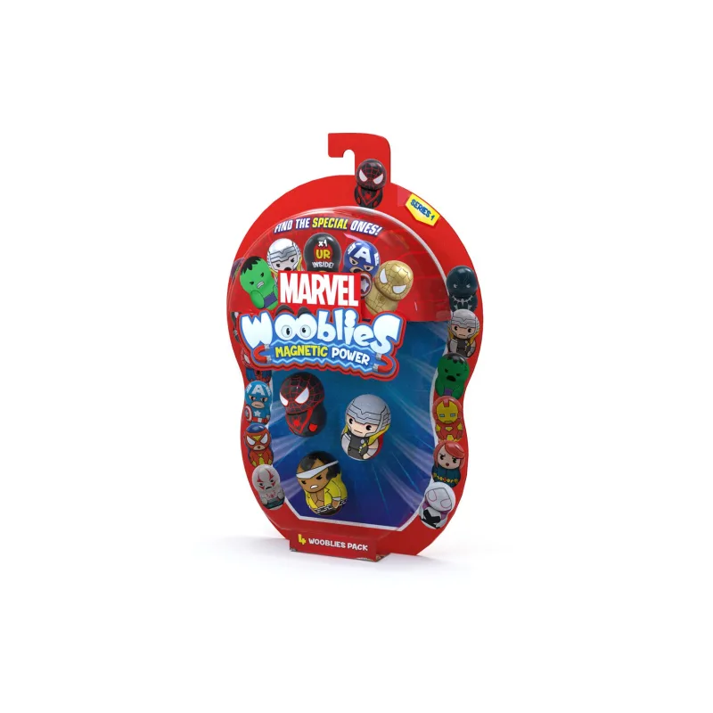 TM Toys Wooblies 4ks kov 4cm magnetické postavičky mix druhov na karte
