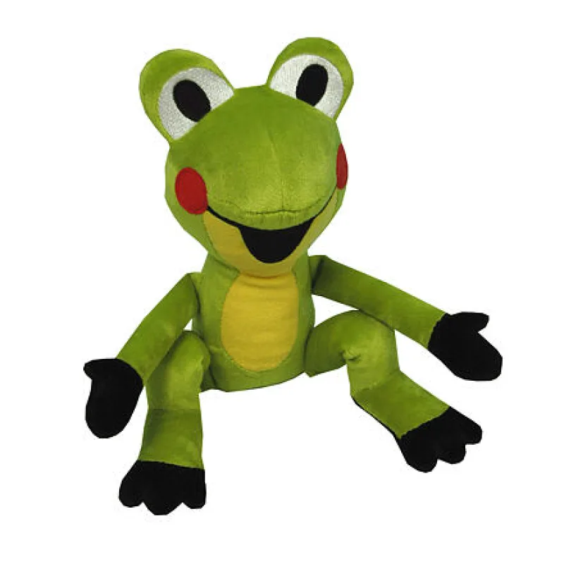 Moravská Ústředna Plyšová Žabka sedící 20 cm