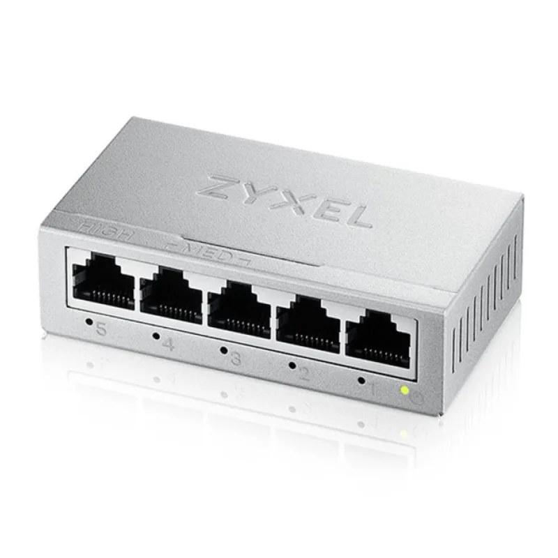 Zyxel GS-105B V5 5-Port MINI Desktop Gigabit Ethernet Switch - Metal Housing