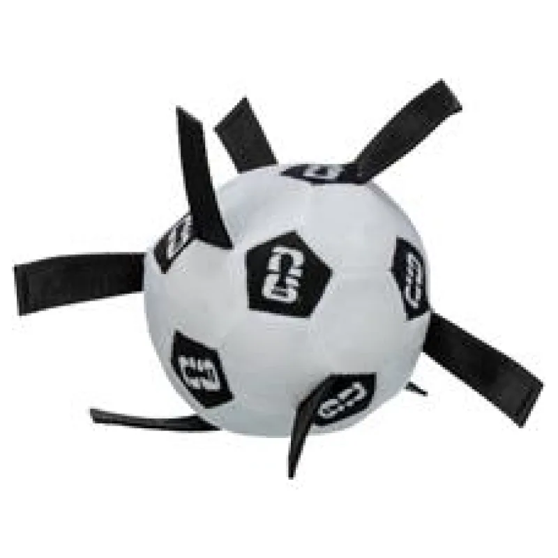 FIFA 2026 měkký aportovací míč s úchyty, 12 cm, bílá/černá - LIMITOVANÁ NABÍDKA 1 ks