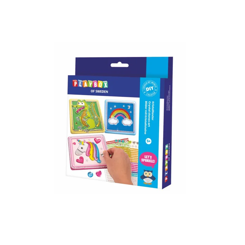 SMT Creatoys Diamantový obrázek 3ks s doplňky v krabici 18x21cm