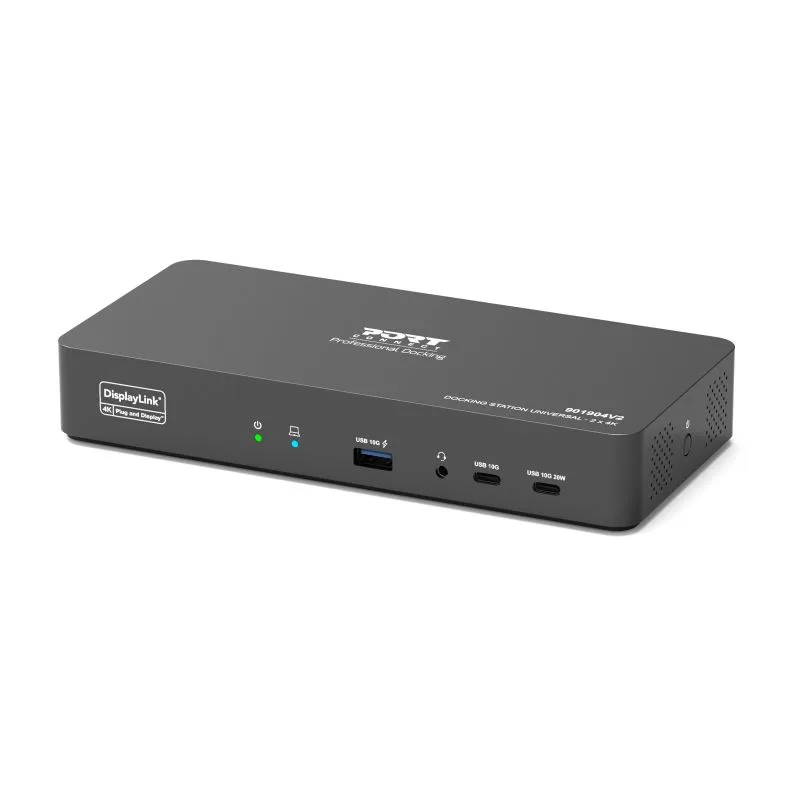 NONAME PORT CONNECT Univerzální dokovací stanice USB-C, 2× 4K, HDMI / DisplayPort 901904V2EU