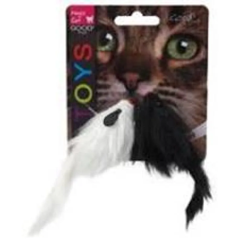 Hračka MC myš plyš chrastící 11 cm - 2ks