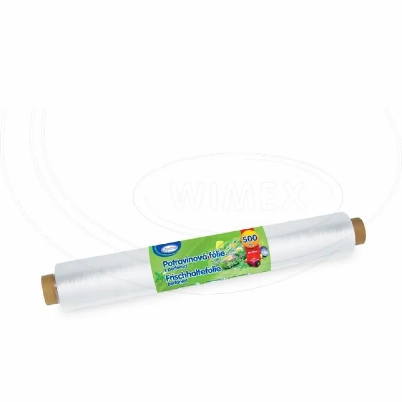 Potravinová fólie s perforací 44 x 44 cm x 500 m, 9 µm [1 ks] (69225)