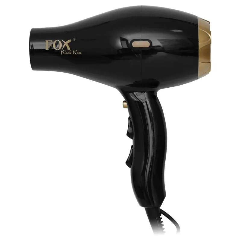 FOX Black Rose 2100W Ionizačný profesionálny fén na vlasy s dlhou životnosťou
