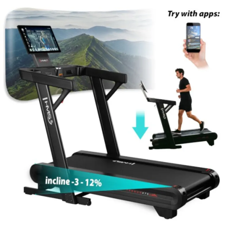 Běžecký pás HMS TERRUN475 s obousměrným nastavením sklonu