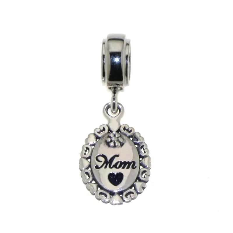 Strieborný navliekací prívesok